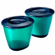 Tommee Tippee Pop Ups Weaning Pots X2 Blue
