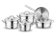 Korkmaz Stainless Steel Cookware Set 9 Pieces Astra2 KA2050