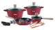 Chefline Die-cast Marble Cookware Set 14 Pieces