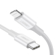 UGREEN USB-C to Lightning M/M Cable Rubber Shell 1m (White)