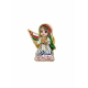 Omani Girl with Flag Magnetic Metal Badge -12 pcs set