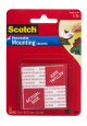3M Scotch Removable Mounting Squares - 16 Ct