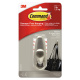 3M Command Medium Brushed Nickel Metal Hooks