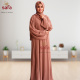 Pan Leaf design Abaya in Chiffon fabric