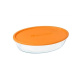 Marinex Individual Oval Baking Pan 1.6L With Plastic Cover