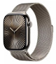 Apple Watch Series 10 GPS + Cellular 46MM Natural Titanium Case with Natural Milanese Loop (S/M)