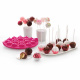 Lekue Cake Pops Fushia Mold, 18 cavities