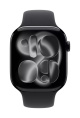 Apple Watch Series 11 GPS 46mm Jet Black Aluminium Case with Black Sport Band M/L