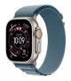 Apple Watch Ultra 3 GPS + Cellular 49mm Natural Titanium Case with Light Blue Alpine Loop Medium