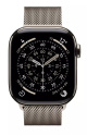 Apple Watch Series 11 GPS + Cellular 42mm Natural Titanium Case with Natural Milanese Loop