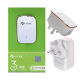Nyork 3 Port Travel Adapter NYA 15