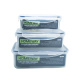 Homeway Rectangle Food Container - 5Pcs Set