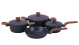 Chefline Forged Aluminum Cookware Set 84DV9S 7 Pieces