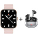 Swiss Military ALPS4 Smart Watch Pink RGLDF-PNKSS + Earbuds TWS-VICTOR3 Bundle Offer