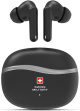 Swiss Military Victor 4 Stereo Earbuds Black ANC-ENC-BLK