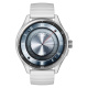 Xcell Classic 6 Smart Watch Silver Frame with Grey Silicon Strap
