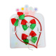 Ribbon Bow Hair Set (Red & Green) -12 pcs set