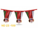 Oman Flag Bunting with His Majesty Sultan Haitham’s photo - 12 pkts set