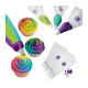 Wilton ColorSwirl 3-Color Coupler Decorating Kit, 9 pieces